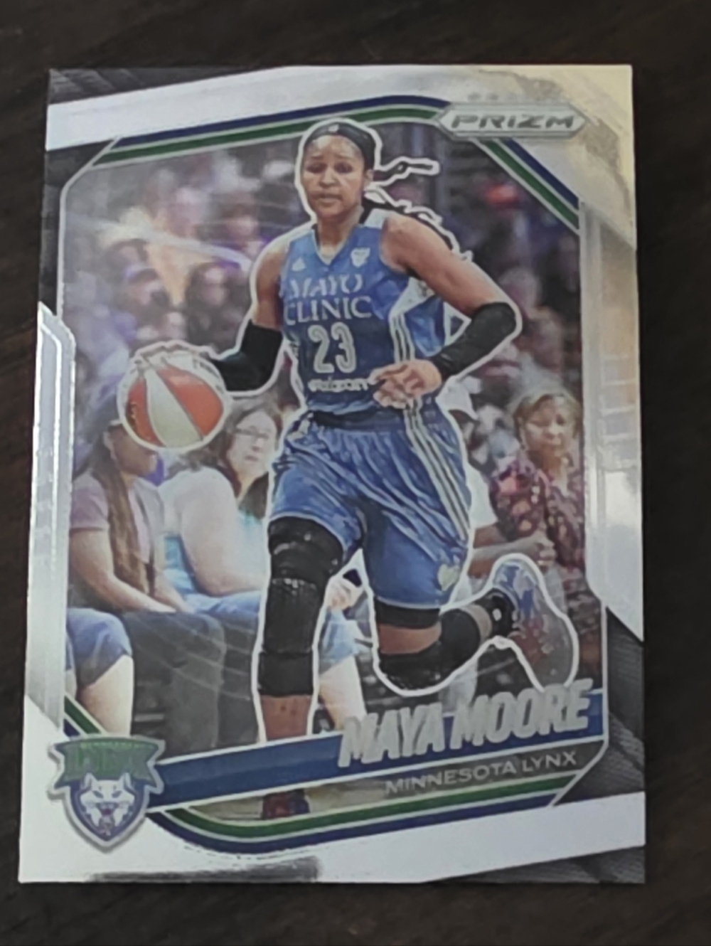 2024 Panini Select WNBA Silver Flash Prizm Maya Moore #15 trading card